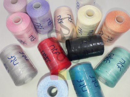polyesterová nit NTF 120 - 1000 m - různé barvy