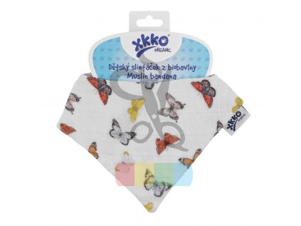 detsky slintacek xkko organic butterflies cb2