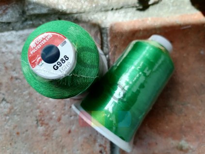 COFEE - polyesterová - zelená - 5000 m - G988