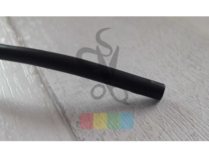 plastové lanko (pr.4 mm,10 m) pro vyplnění paspulky - černé