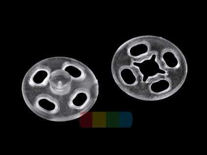 Plastové patentky 10 mm, přišívací - 10 ks