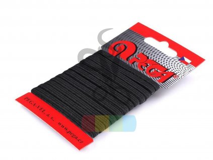 guma prádlová - pruženka 7 mm - návin 5 m - černá