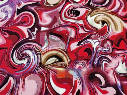 teplákovina - růžovofialová malba