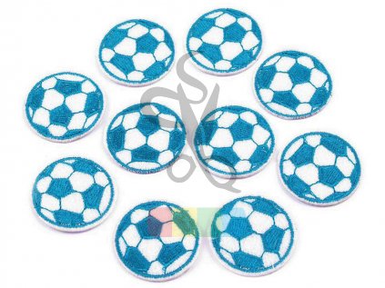 nažehlovačka - fotbalový míč, průměr 3,5 cm - více barev