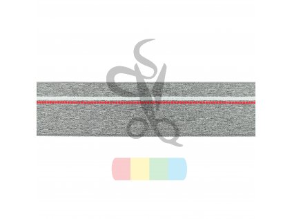 [576R 32785] [576R] Polyamide Elastic Melange Stripe (Design D)