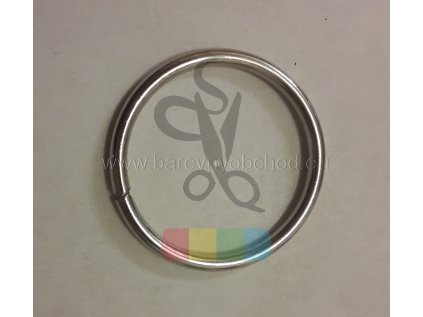 kroužek 43 mm - stříbrný