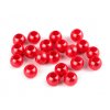 plastová perla s velkým průvlekem 8 x 10 mm - více barev ( balení 5 ks)