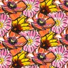 [S1788R 3683] [S1788R] Rayon Poplin Digitální Tisk Květiny (Design C)