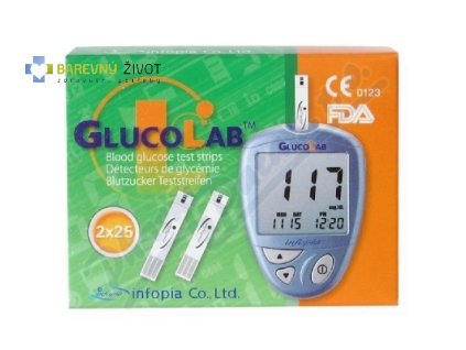 Testovací proužky ke glukometru Glukolab