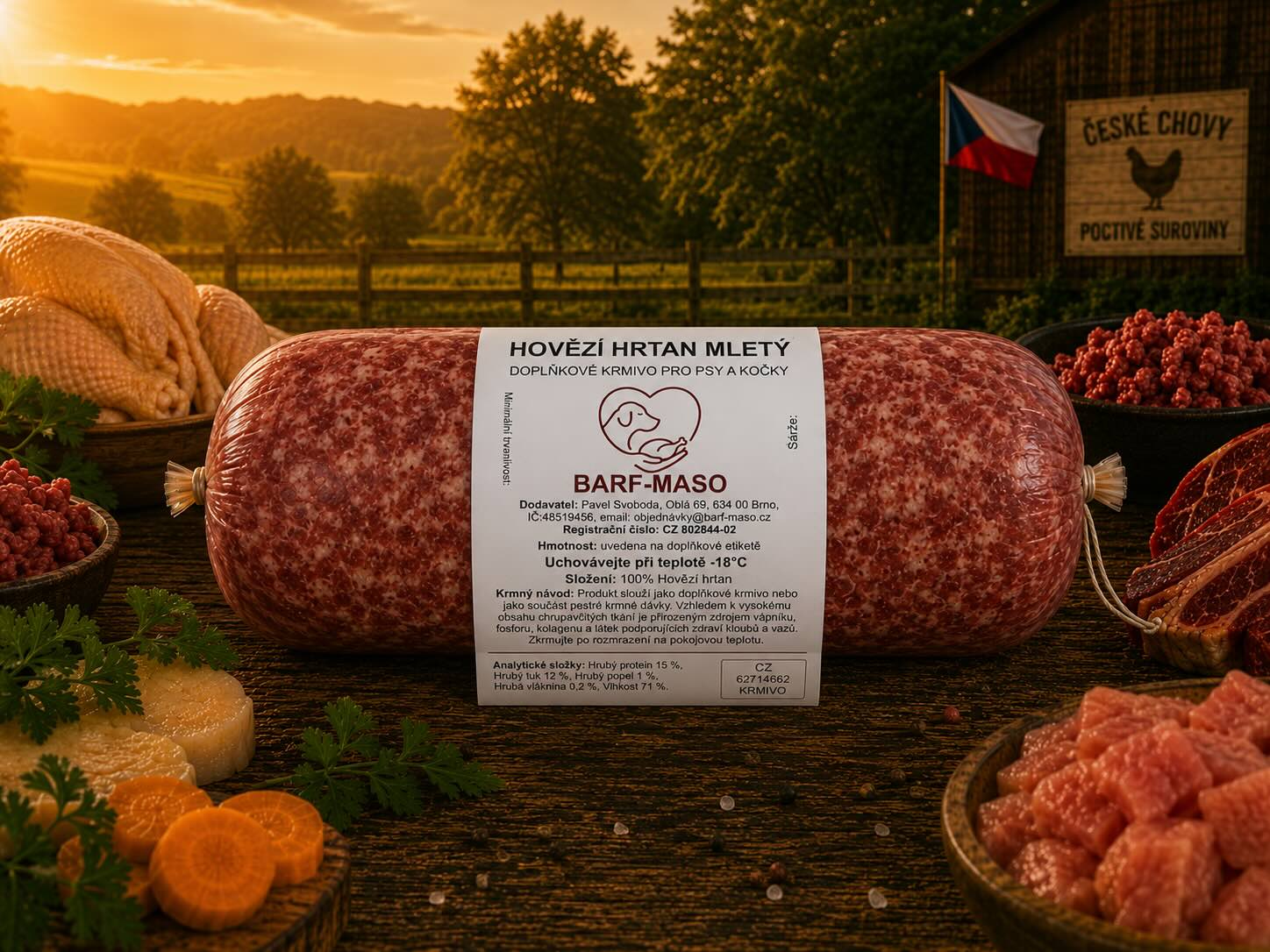 Hovězí hrtan mletý