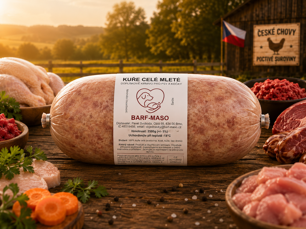 KUŘE CELÉ MLETÉ
