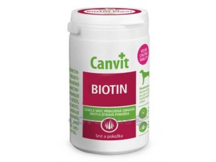 Canvit Biotin pro psy ochuceny 230g 230 tbl