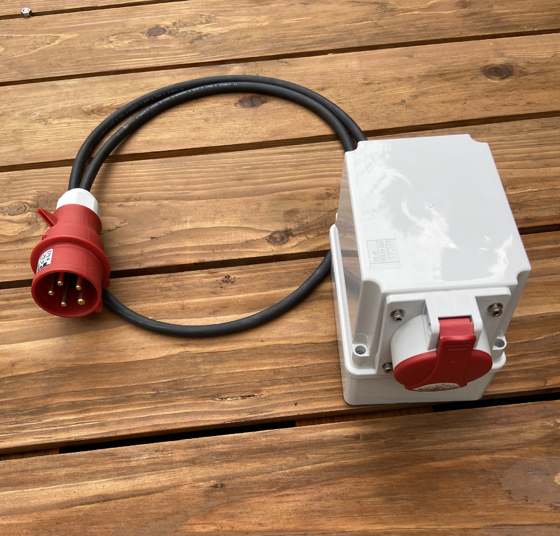 Spínací hodiny pro motory do 3,6 kW, časové relé, 80 denních intervalů pro 1-fázové a 3-fázové motory Varianta: zásuvka 16A 5-ti kolík (PE+N)