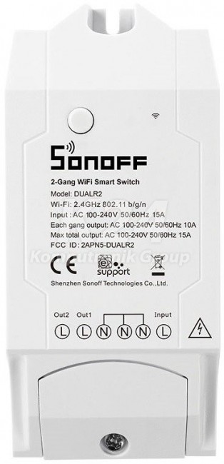 Sonoff Dual Varianta: Bez Internetu