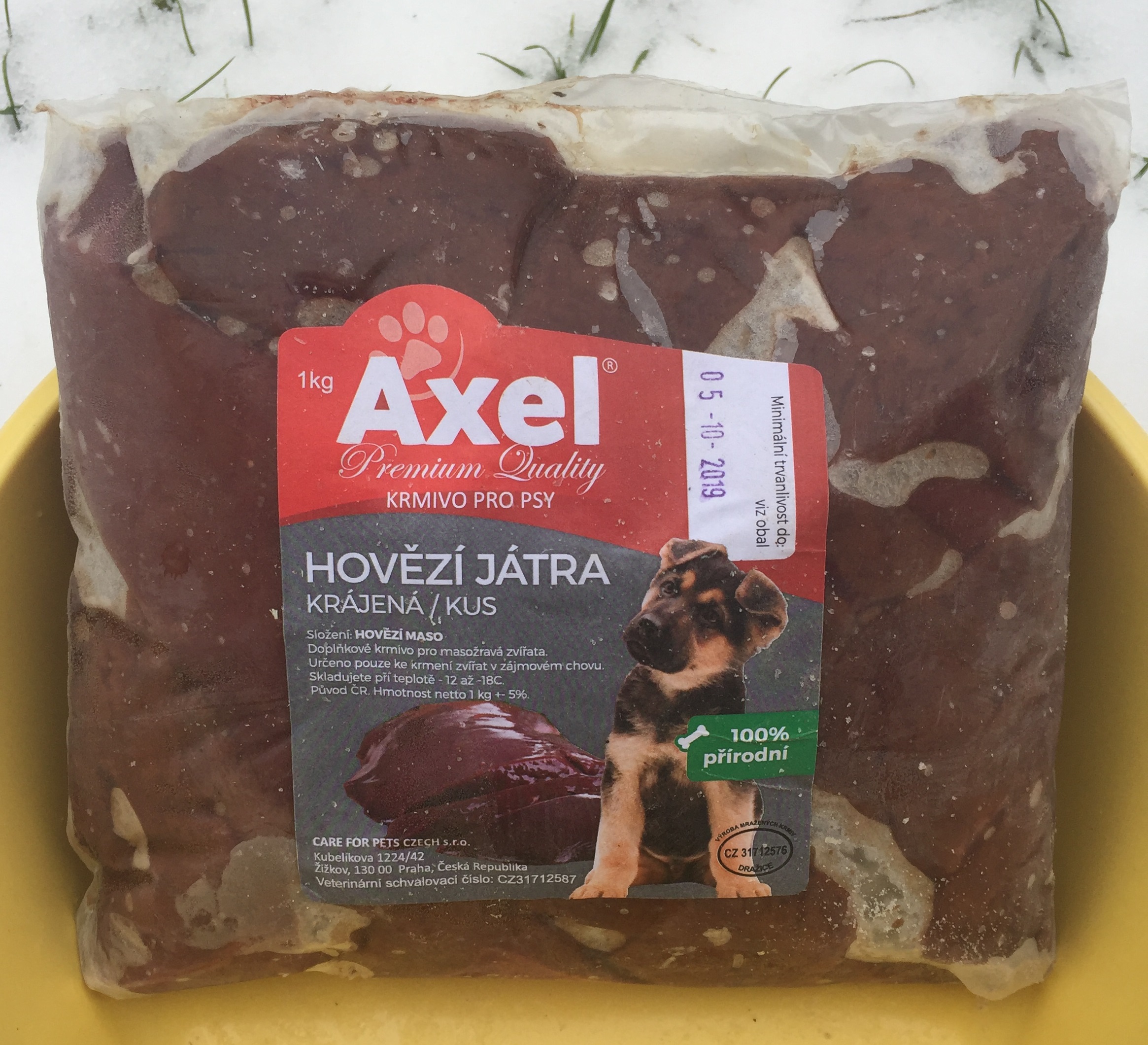 Hovězí játra 1kg (Axel)