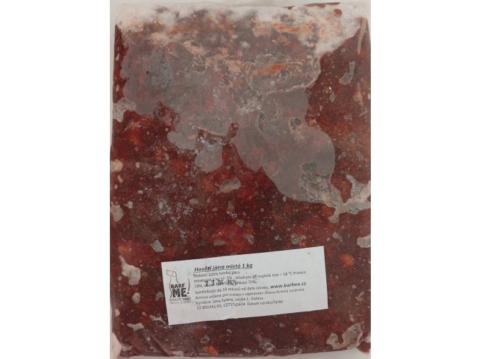 hovězí játra mletá