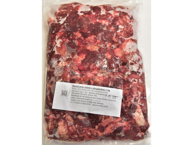 hovězí ořez mletý s chrupavkou 1kg
