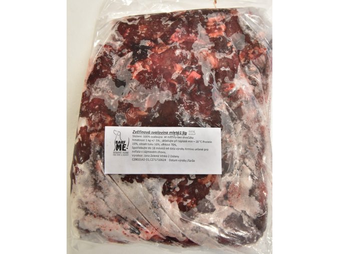 zvěřinová svalovina mletá 1kg