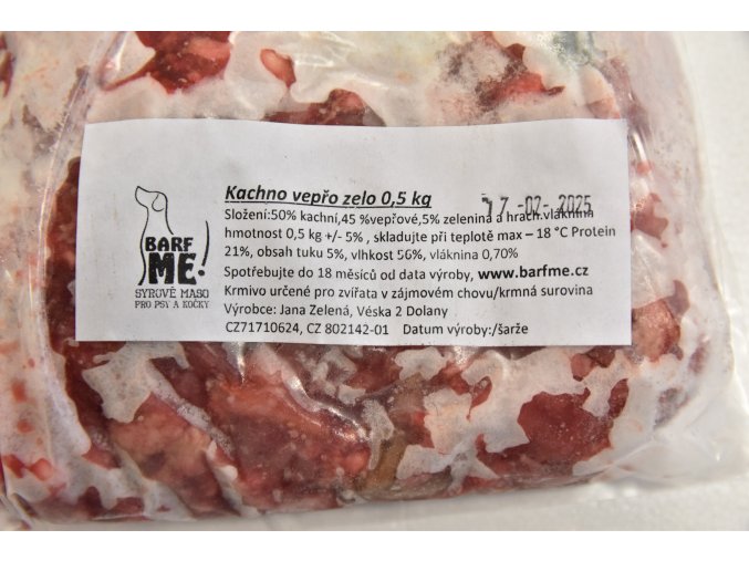 kachno vepřo zelo 0,5kg