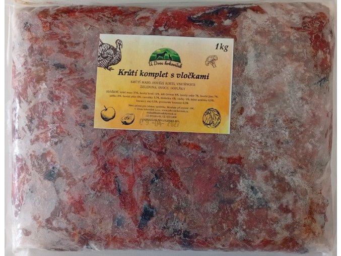 krůtí komplem s vločkami 1kg