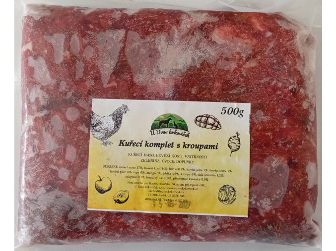 k. komplet s kroupami 500g