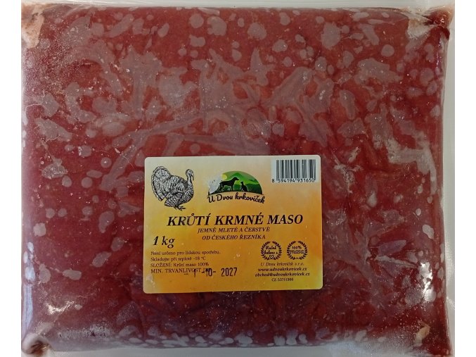 Krůtí jemně mleté maso