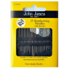 Jehly John James pro ruční šití mix 25 jehel