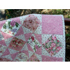 Patchworková deka Růžová zahrada