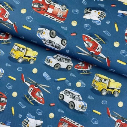 167025 kociarkovina oxford digital auticka modra