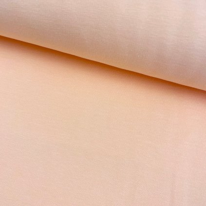 167067 teplakovina s lycrou gold oranzova peach fuzz