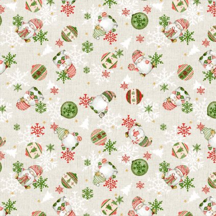 161064 1 spanielska loneta snehuliak na bezovom