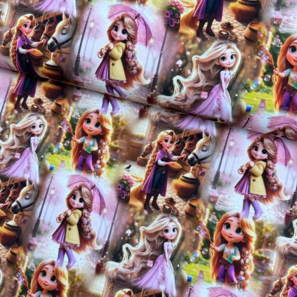 Sweatstoff digital - Rapunzel – Neu verföhnt