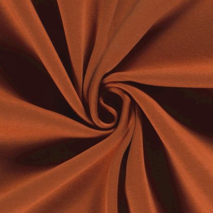 173468 5 teplakovina pocesana jogging 280g hneda skoricova