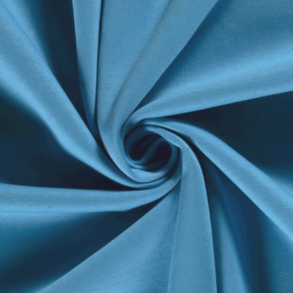 173498 5 teplakovina pocesana jogging 280g modra ocean