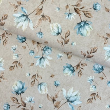 174044 bavlna sarah digital 200g kvety v 2