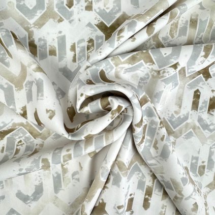 169393 kleiderstoff edita wellen in grau und beige