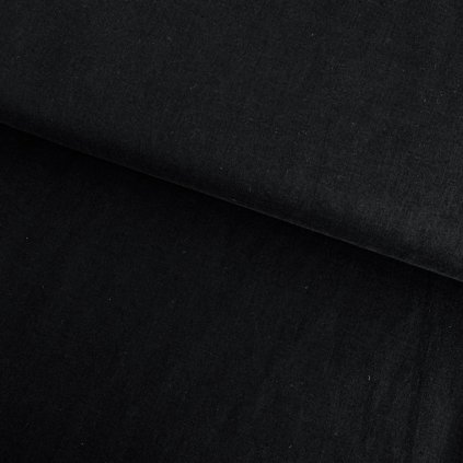 233375 3 bavlna jednofarebna light cierna