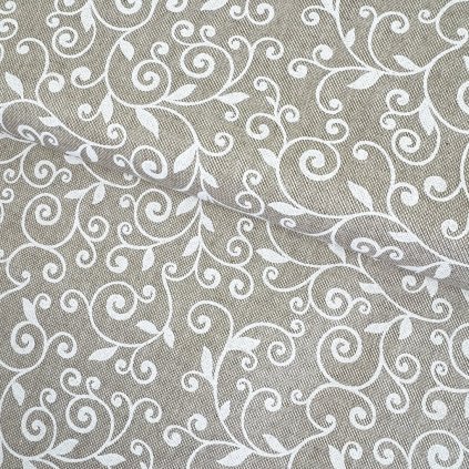 222446 bavlna talia ornament na reznom