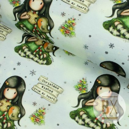 5964 5 teplakovina digital santoro gorjuss christmas wishes