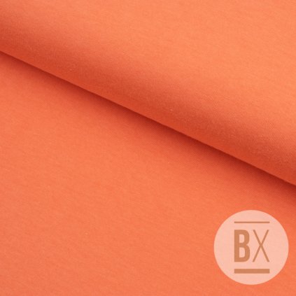 6771 4 trickovina jednofarebna oranzova broskynova