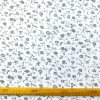 167894 2 baumwolle gemustert graue blumen auf wei