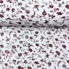 167912 1 baumwolle gemustert burgunder blumen auf wei