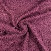 Mantelstoff mit Wolle Curly Boucle - Bordeauxrot