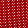 174251 1 bavlna vzorovana biele bodky 1 cm na tmavocervenom