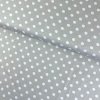169159 4 baumwolle gemustert wei e punkte 1 cm auf grau