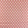 169156 2 baumwolle gemustert wei e punkte 1 cm auf puderrosa