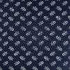 174635 6 bavlna ludovy vzor margaretka biela na tmavomodrom