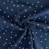 169711 2 leinen mit lycra 190g wei e punkte auf dunkelblau