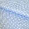 169768 baumwolle gemustert punkt 3 mm wei auf hellblau