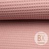 672 4 bavlna vafla organic ruzova staroruzova